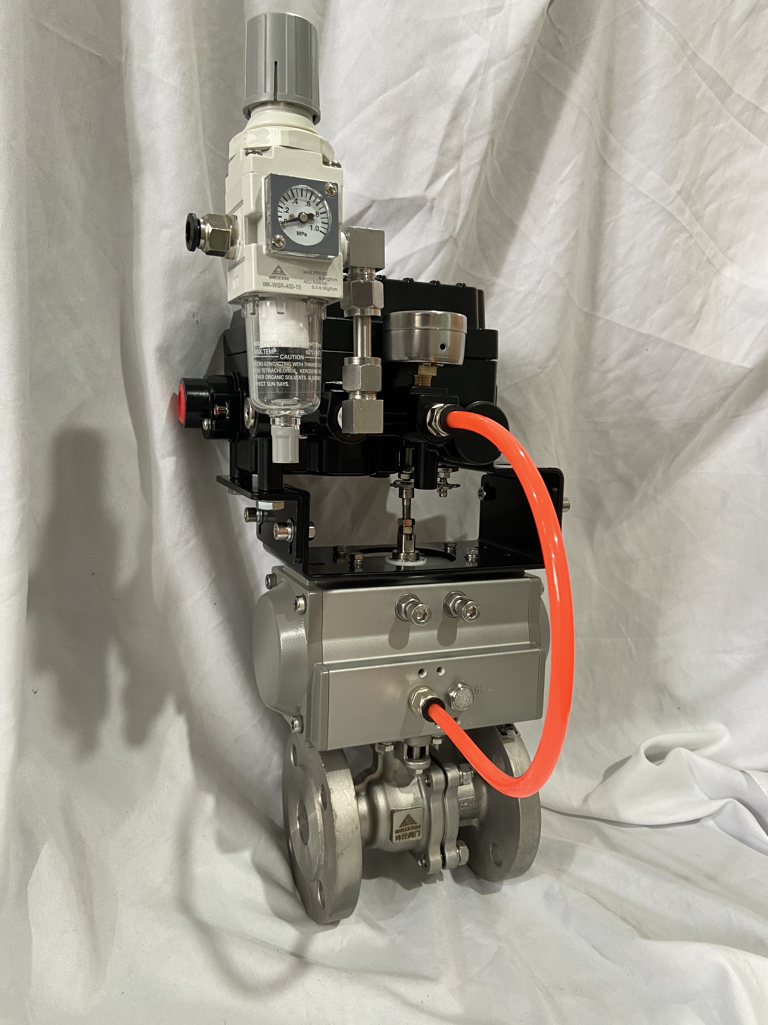 气动调节球阀配置机械式定位器和智能型定位器的区别
