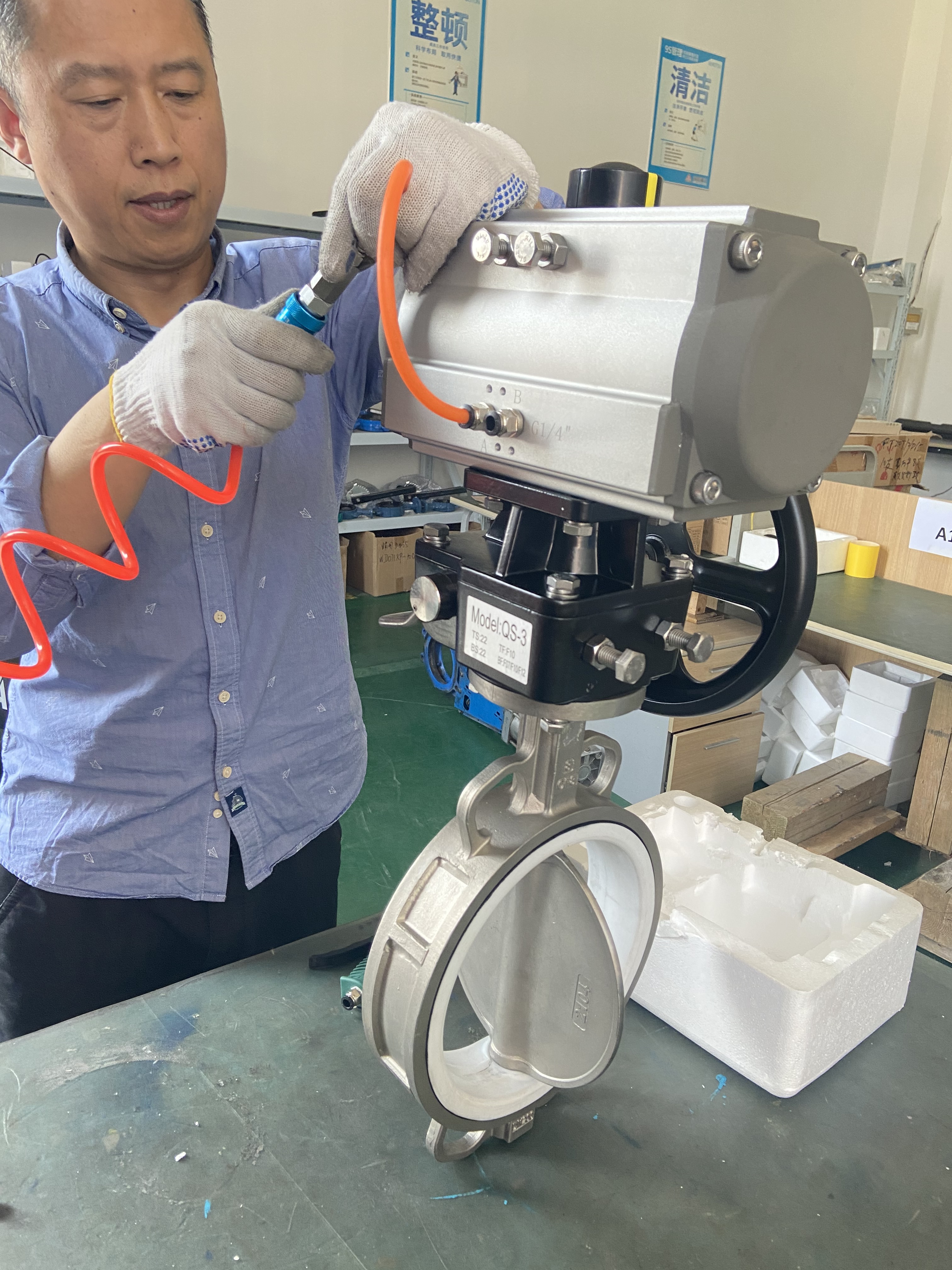 气动蝶阀加装附件的作用