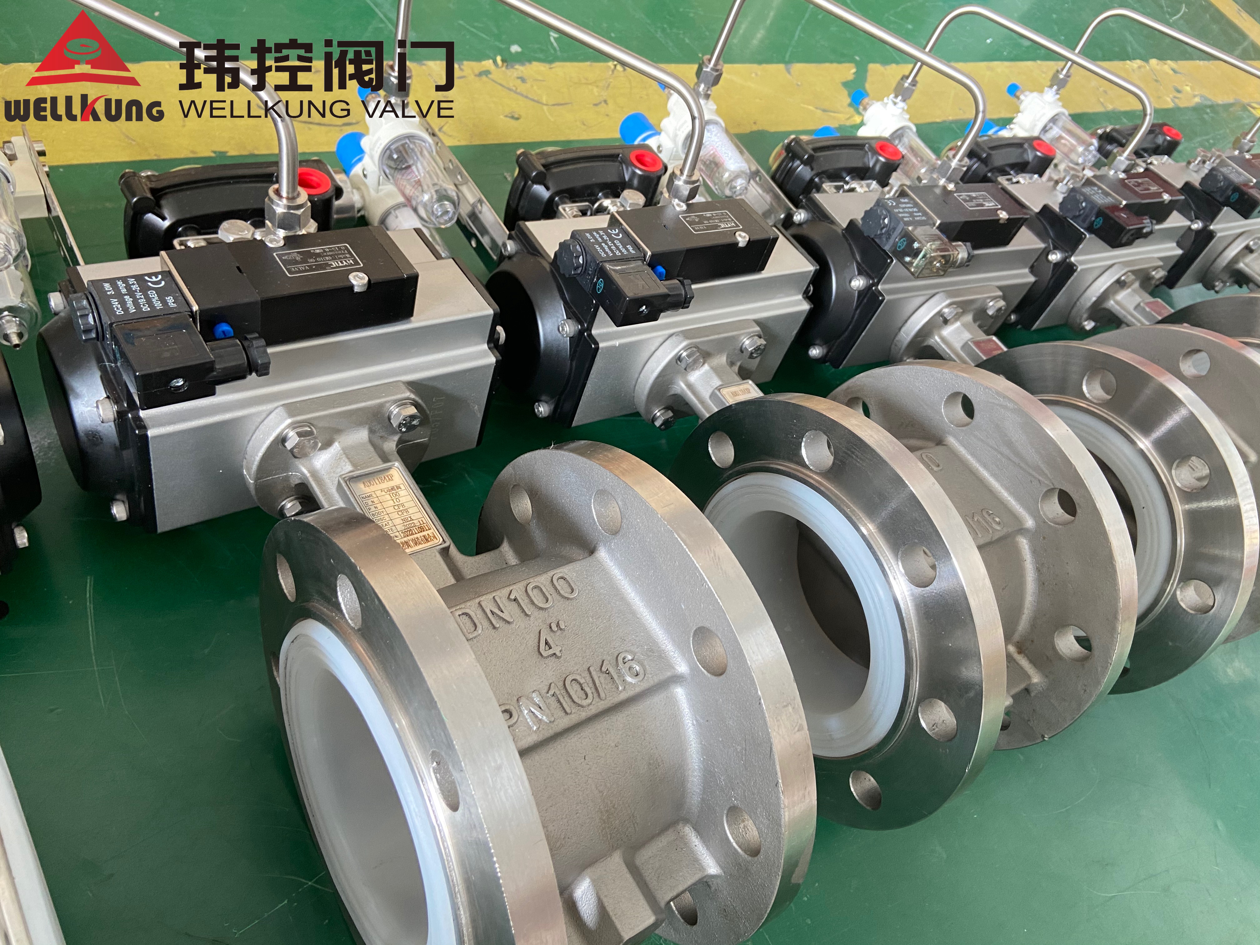 玮控气动中线蝶阀与电动中线蝶阀的区别